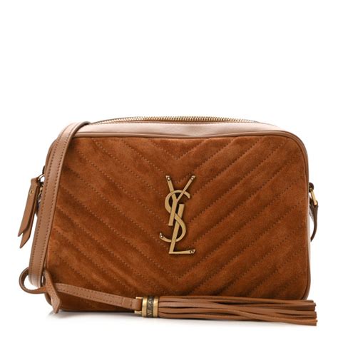 ysl camera bag cinnamon|SAINT LAURENT Suede Matelasse Monogram Lou Camera Bag .